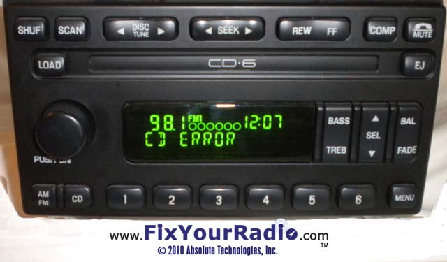 Ford nissan mach radio