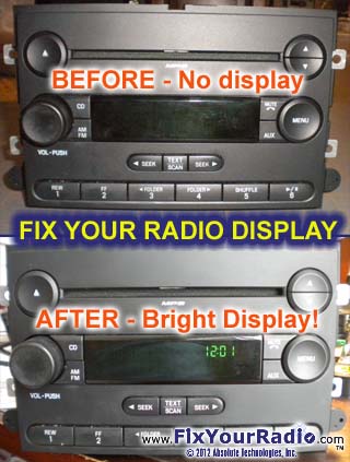 Ford radio display repair instructions #10
